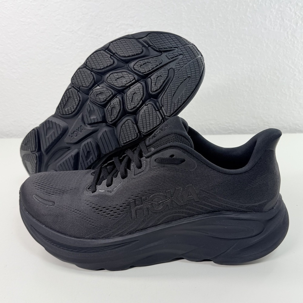 Hoka Clifton 11 Black Black Men's Size 10 D 1176572 BBLC Shoe Sneaker New No Box